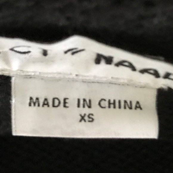 Project Naadam Black Mock Neck Ruffle Sweater XS - Picture 11 of 13